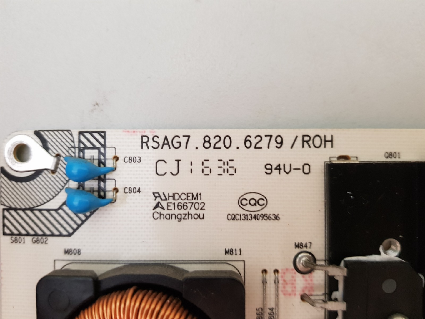 GENUINE HISENSE 75M7000UWD POWER SUPPLY BOARD RSAG7.820.6279 HLL-6585WM 192998