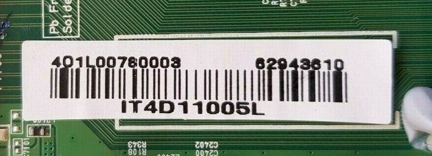 GENUINE LG 50LB5820 MAIN BOARD EBT62943610 EAX65610206