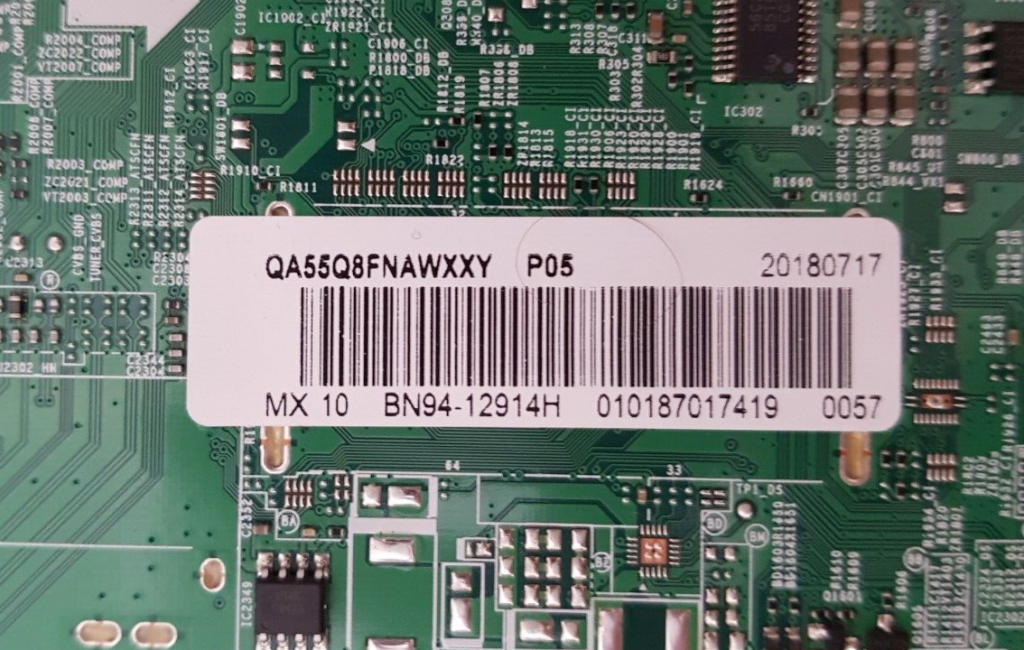 GENUINE SAMSUNG QA55Q8FNA WXXY (VER FA02) MAIN BOARD BN97-14052D BN94-12914H
