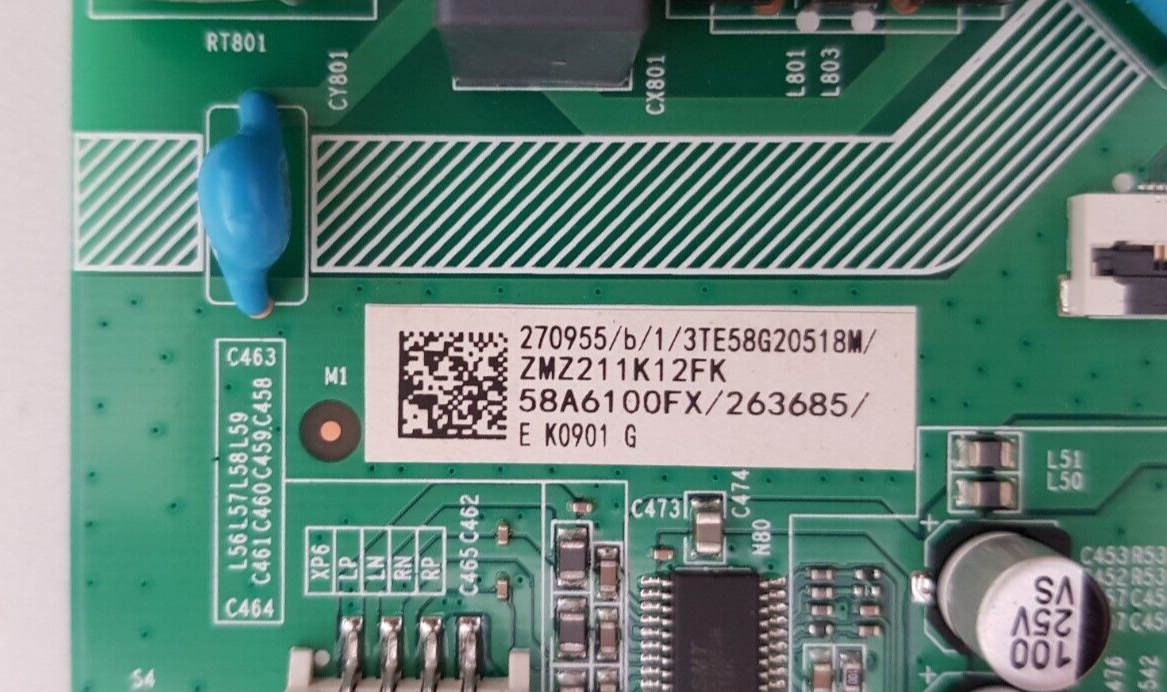 GENUINE HISENSE 58S5 MAIN BOARD RSAG7.820.9746 58A6100FX