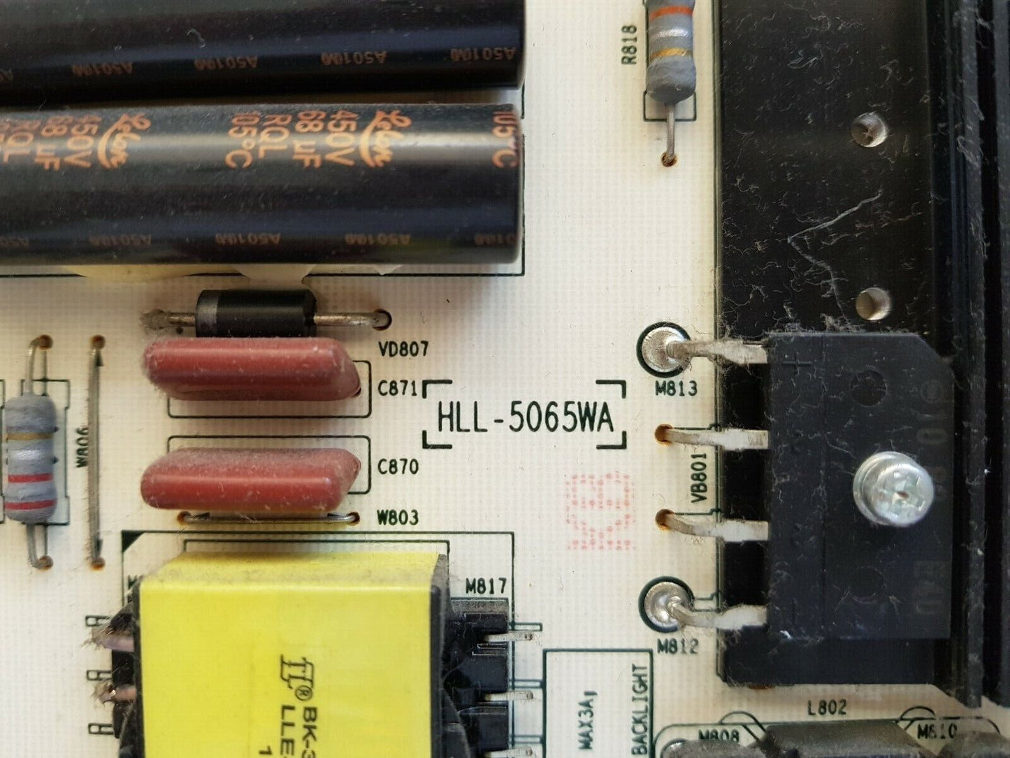 GENUINE HISENSE 60K390PAG POWER SUPPLY BOARD RSAG7.820.5855/ROH HLL-5065WA