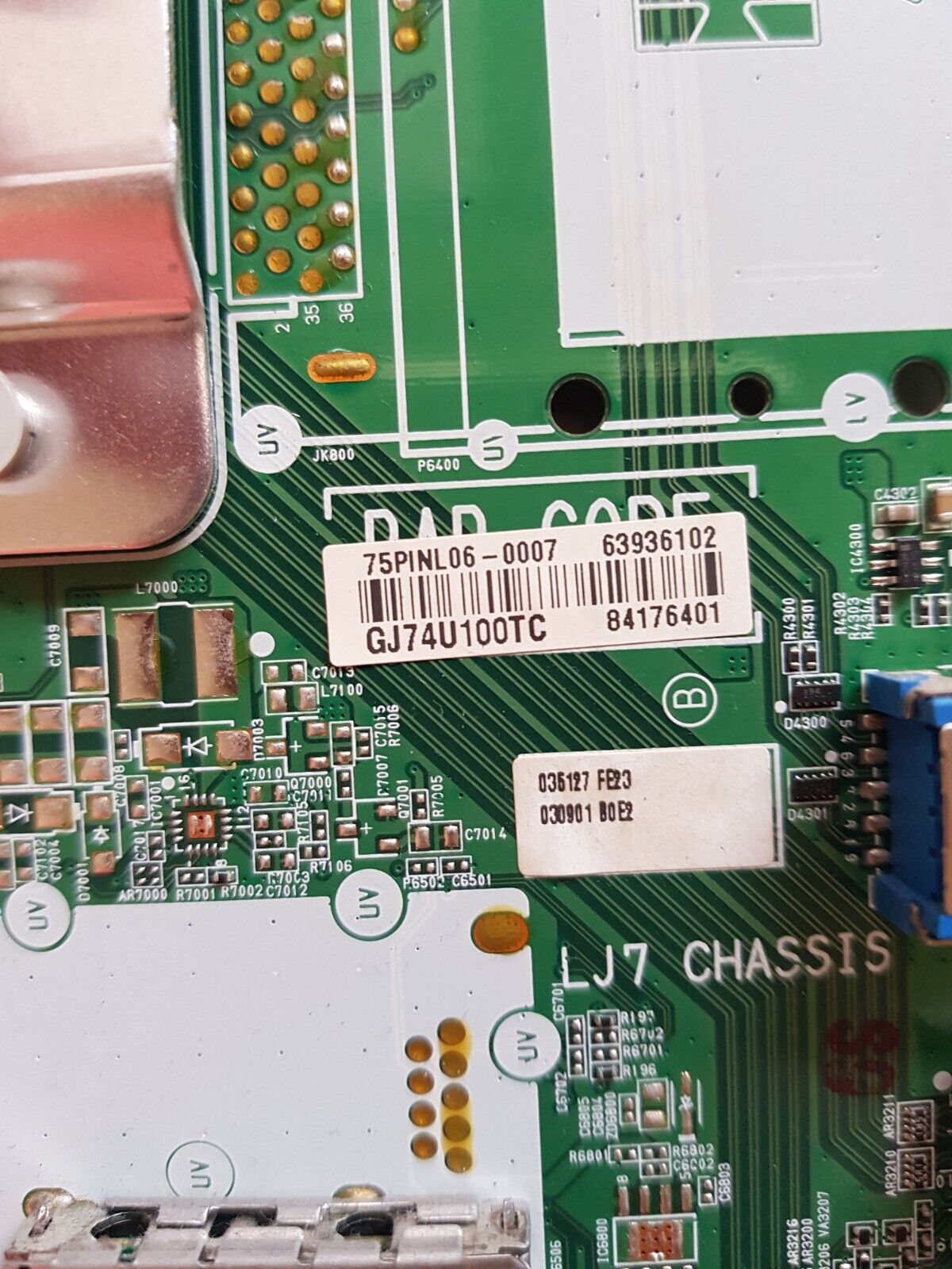 GENUINE LG 65SJ850T MAIN BOARD EAX67032905 84176401 63936102