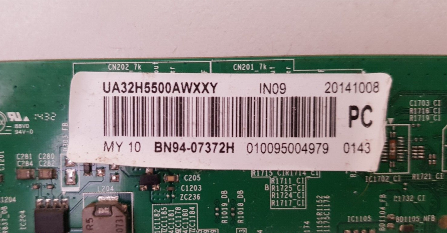 GENUINE SAMSUNG UA32H5500 AWXXY (VER TH01) MAIN BOARD BN94-07372H BN41-02156A