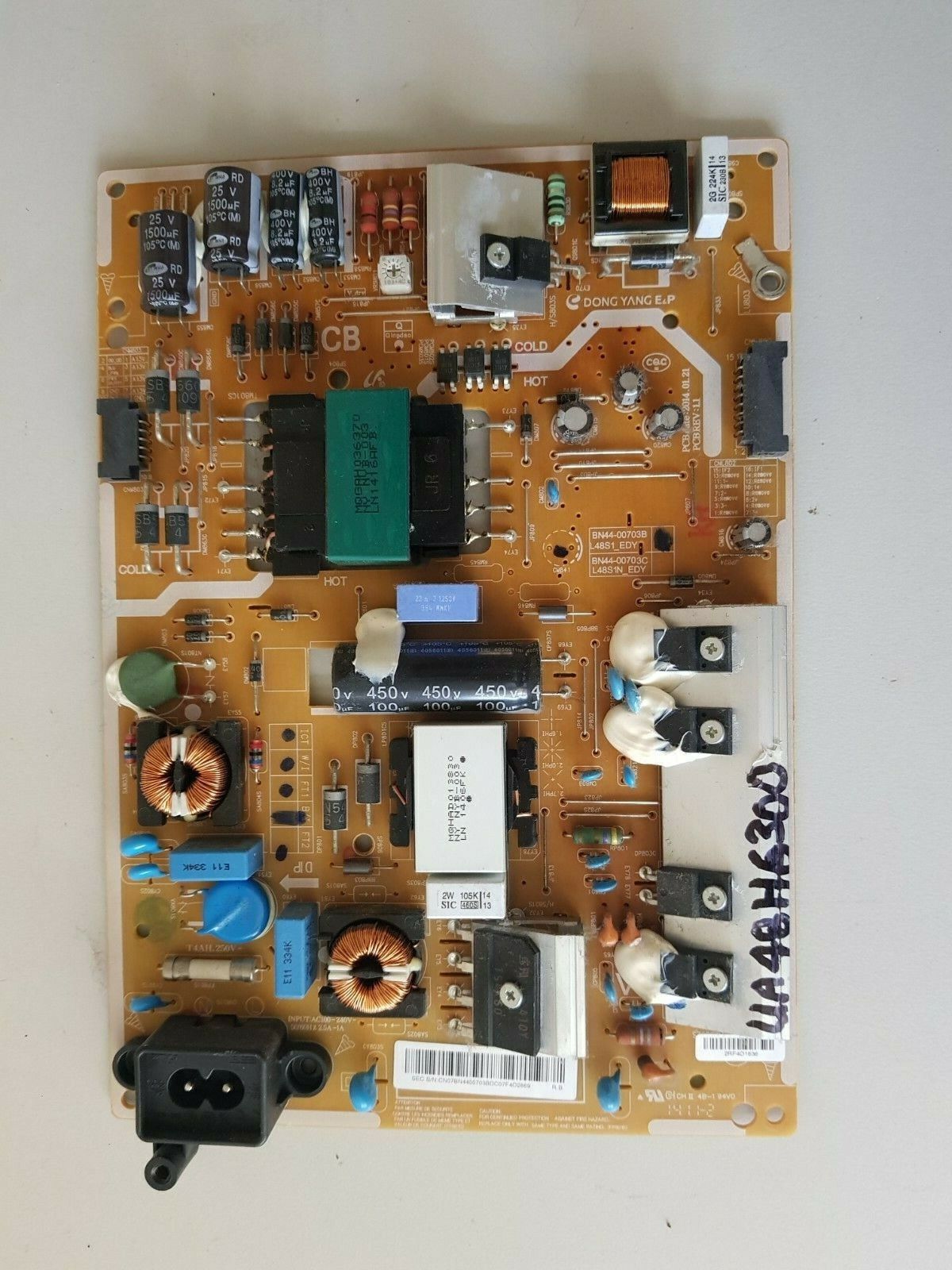 GENUINE SAMSUNG UA48H6300 POWER SUPPLY BOARD BN44-00703B L48S1_EDY