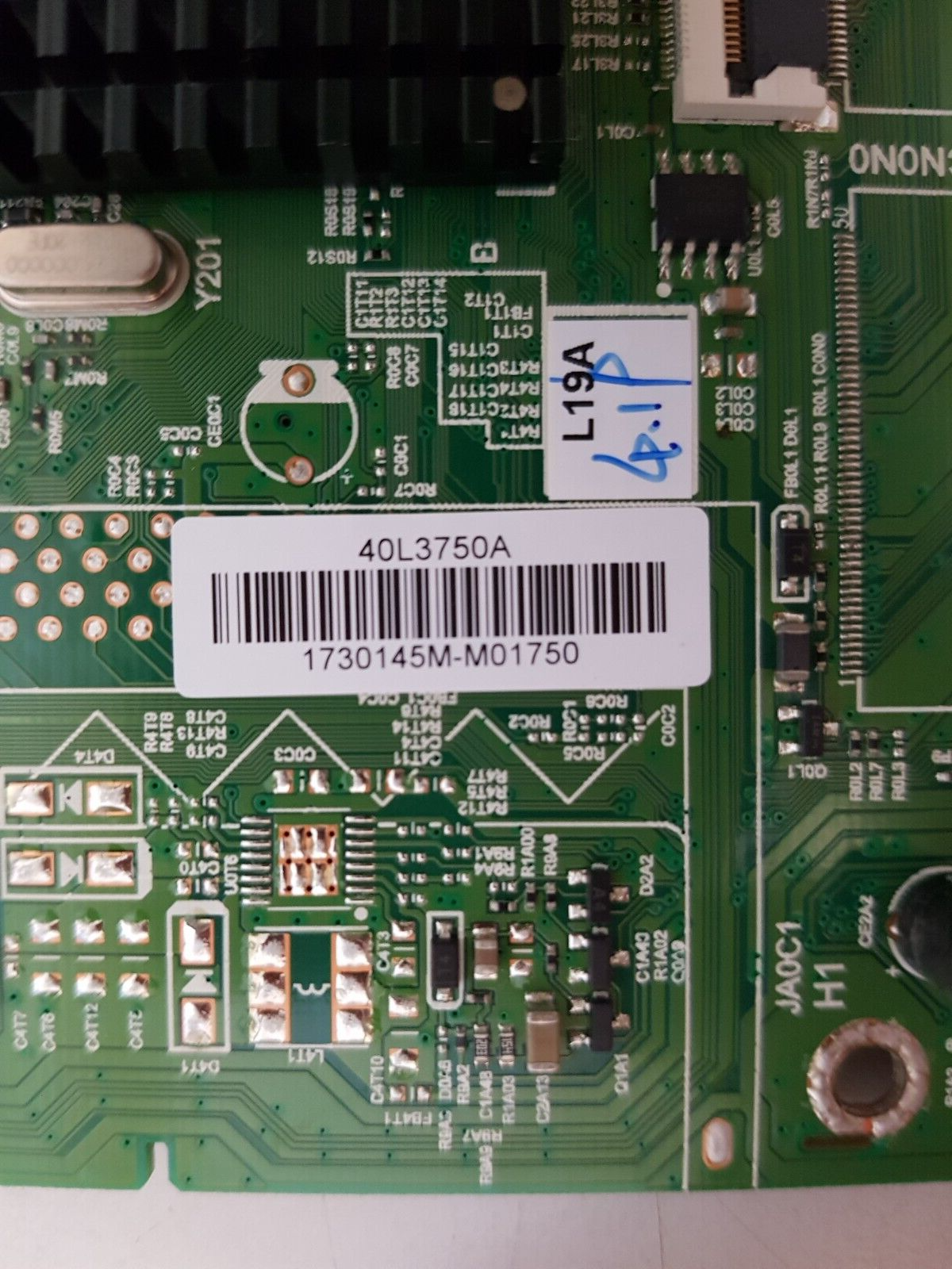 GENUINE TOSHIBA 40L3750A MAIN BOARD 1730145M 5823-A3M12G-0P10
