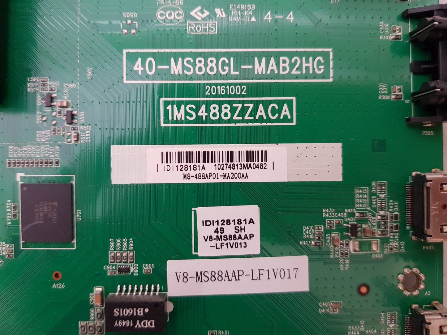 GENUINE HITACHI UZ496600 MAIN BOARD 40-MS88GL-MAB2HG