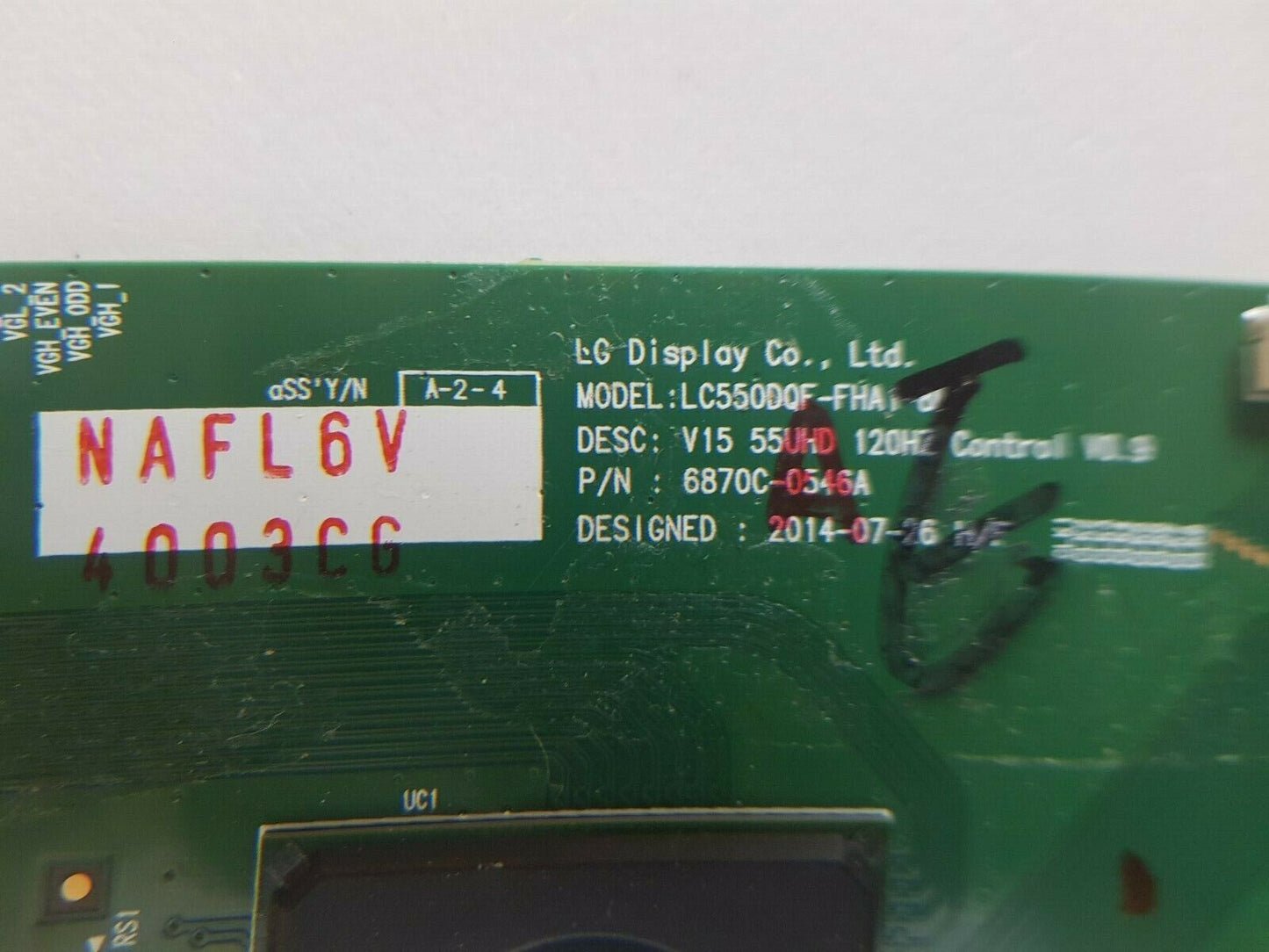 GENUINE KOGAN KALED 55KU8000SZA T-CON BOARD 6870C-0546A 6871-4003C