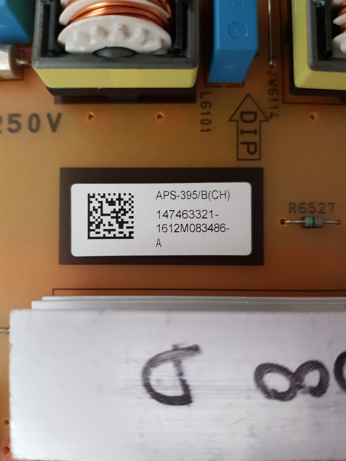 GENUINE SONY KD- 55X7000D POWER SUPPLY BOARD GL6 1-980-310-21 APS-395/B 14763321