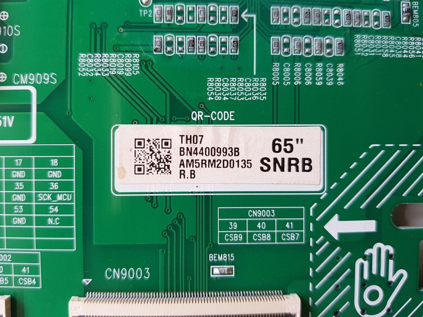 GENUINE SAMSUNG 8K QA65Q900RB POWER SUPPLY BOARD BN44-00993B L65S9SNRB_RHS