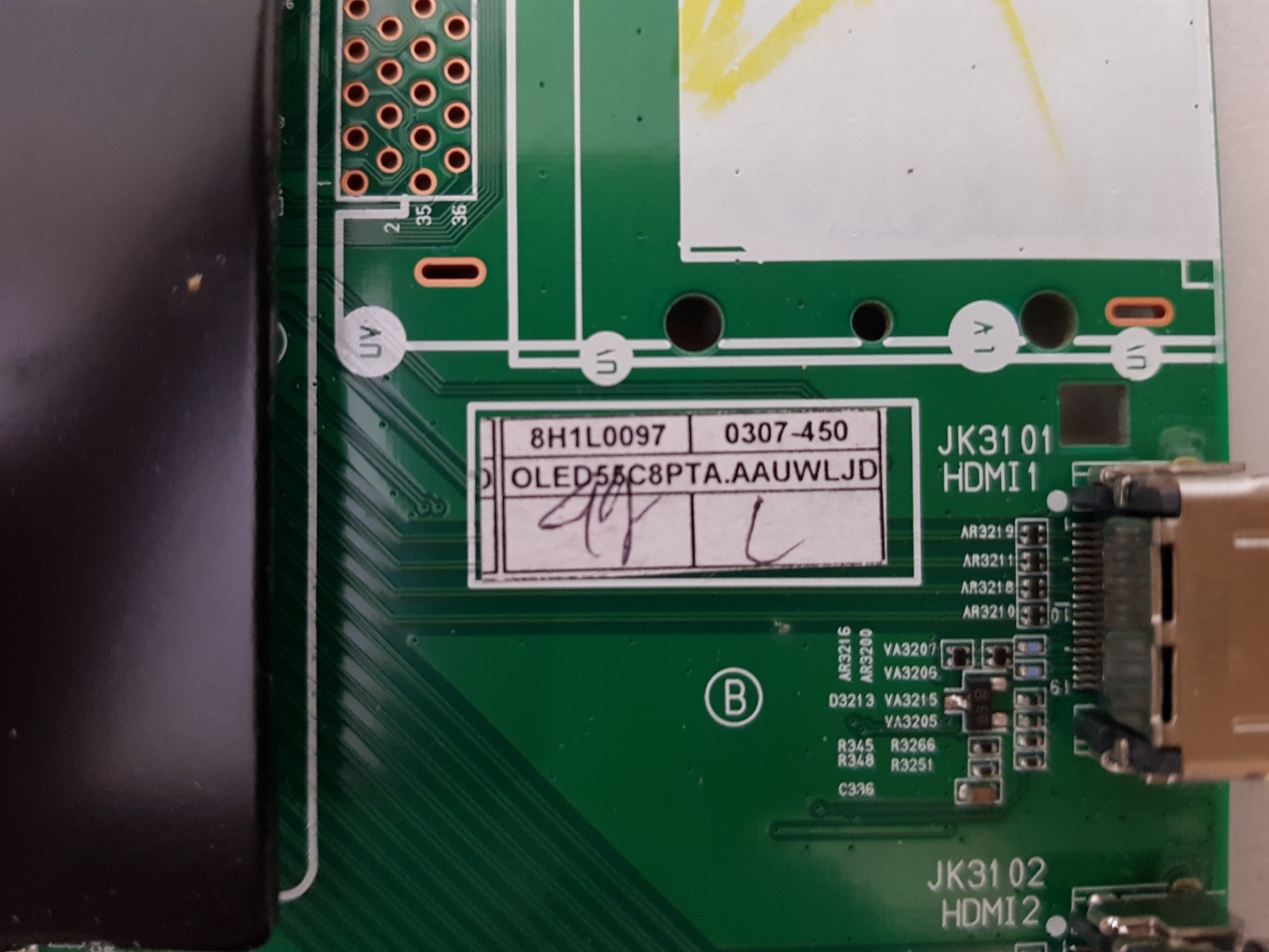 GENUINE LG OLED 55C8PTA .AAUWLJD MAIN BOARD 65244902 EAX67685603 1.1