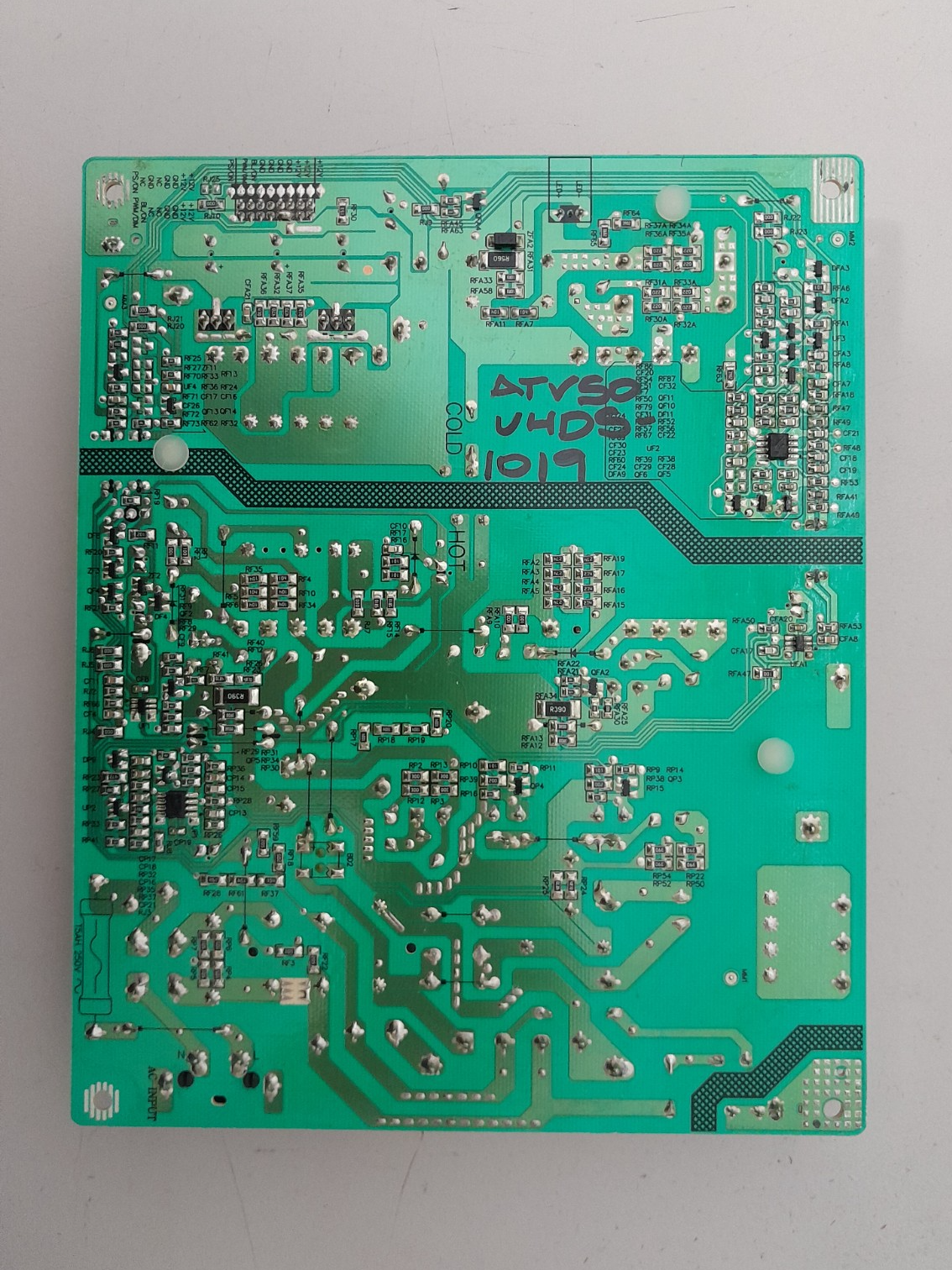 GENUINE BAUHN ATV50UHDS-1019 POWER SUPPLY BOARD MP160D-1MF 600-UA
