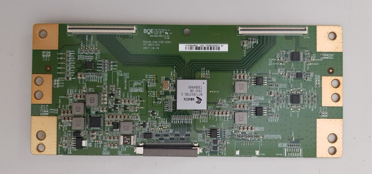GENUINE SONY KD 55X8000G T-CON BOARD HV550QUBN5K 47-6021164 HV550QUBN5L
