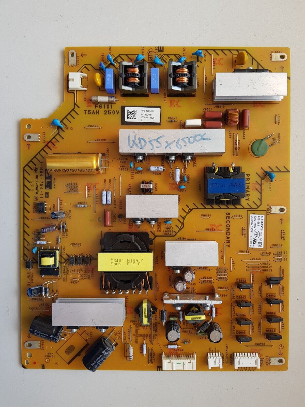 GENUINE SONY KD55X8500C POWER SUPPLY BOARD GL3 1-894-794-11 APS-385 147462011