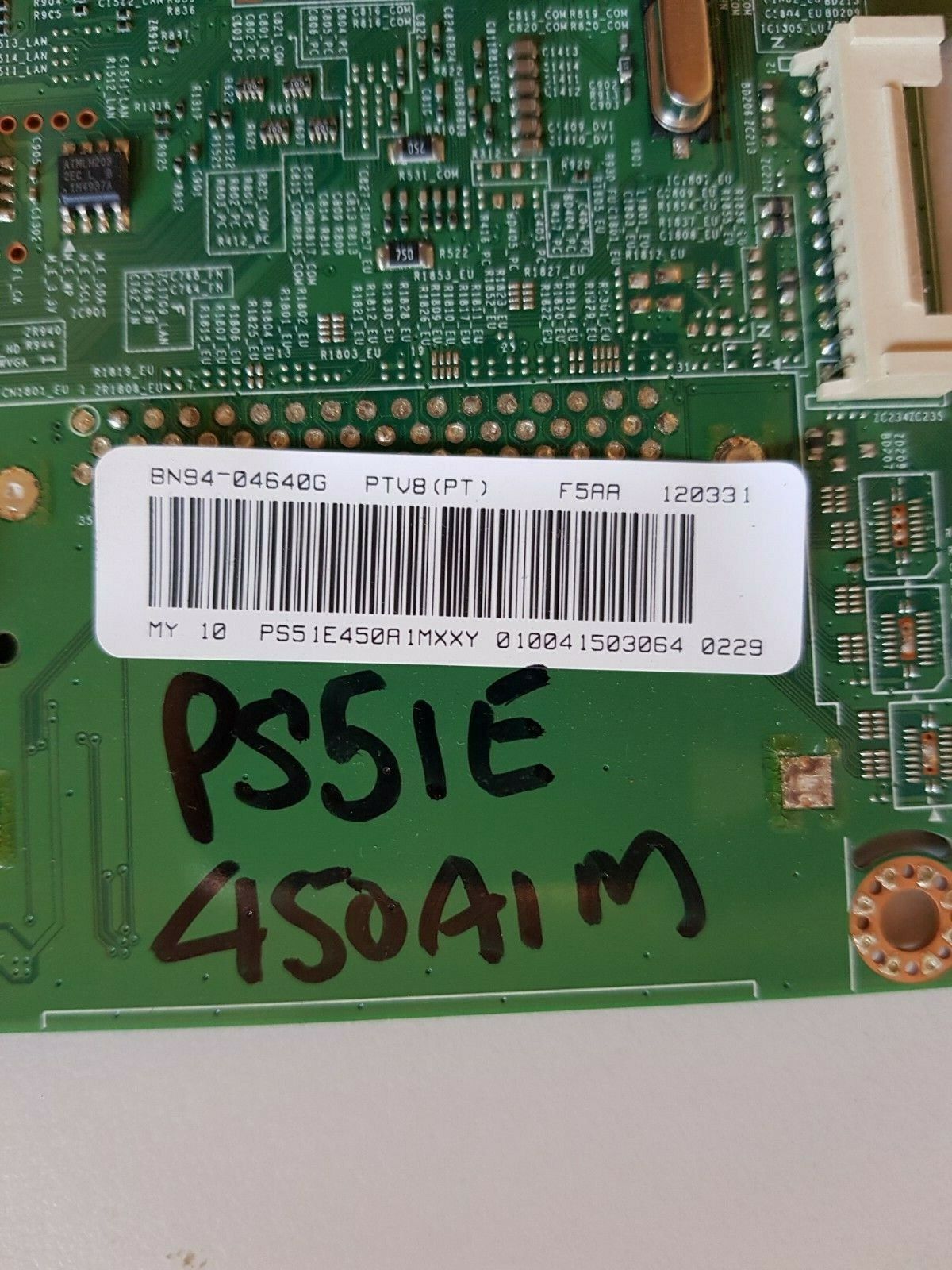 GENUINE SAMSUNG PS51E450 MAIN BOARD BN94-04640G BN41-01785A