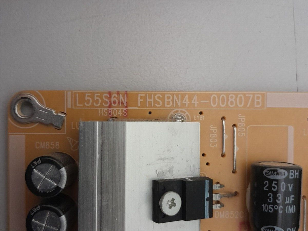 GENUINE SAMSUNG UA50MU6100 POWER SUPPLY BOARD BN44-00807B L55S6N_FHS