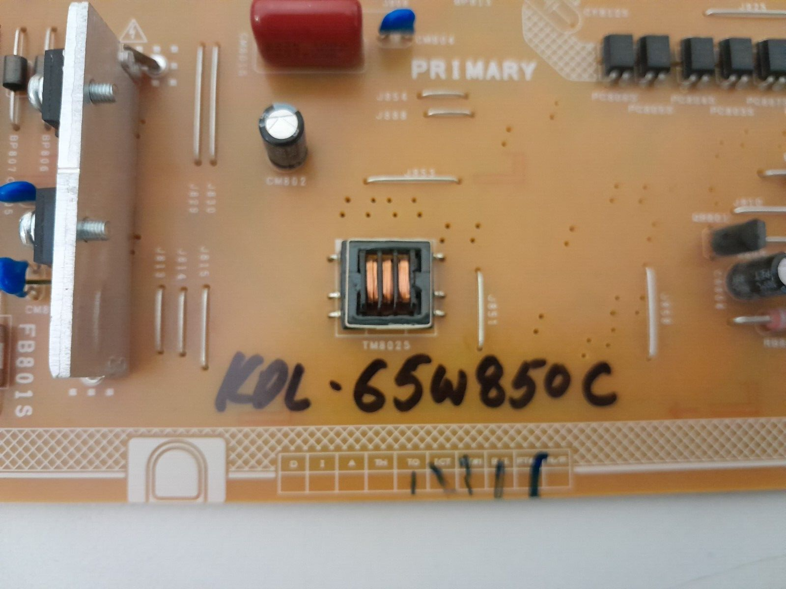 GENUINE SONY KD-L 65W850C POWER SUPPLY BOARD GL1SB PSLF241401A