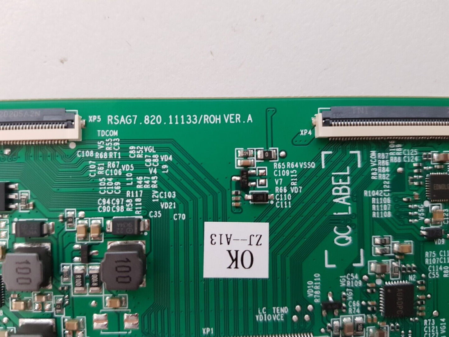 GENUINE HISENSE 50A7HAU TCON BOARD RSAG7.820.11133/ROH VER.A