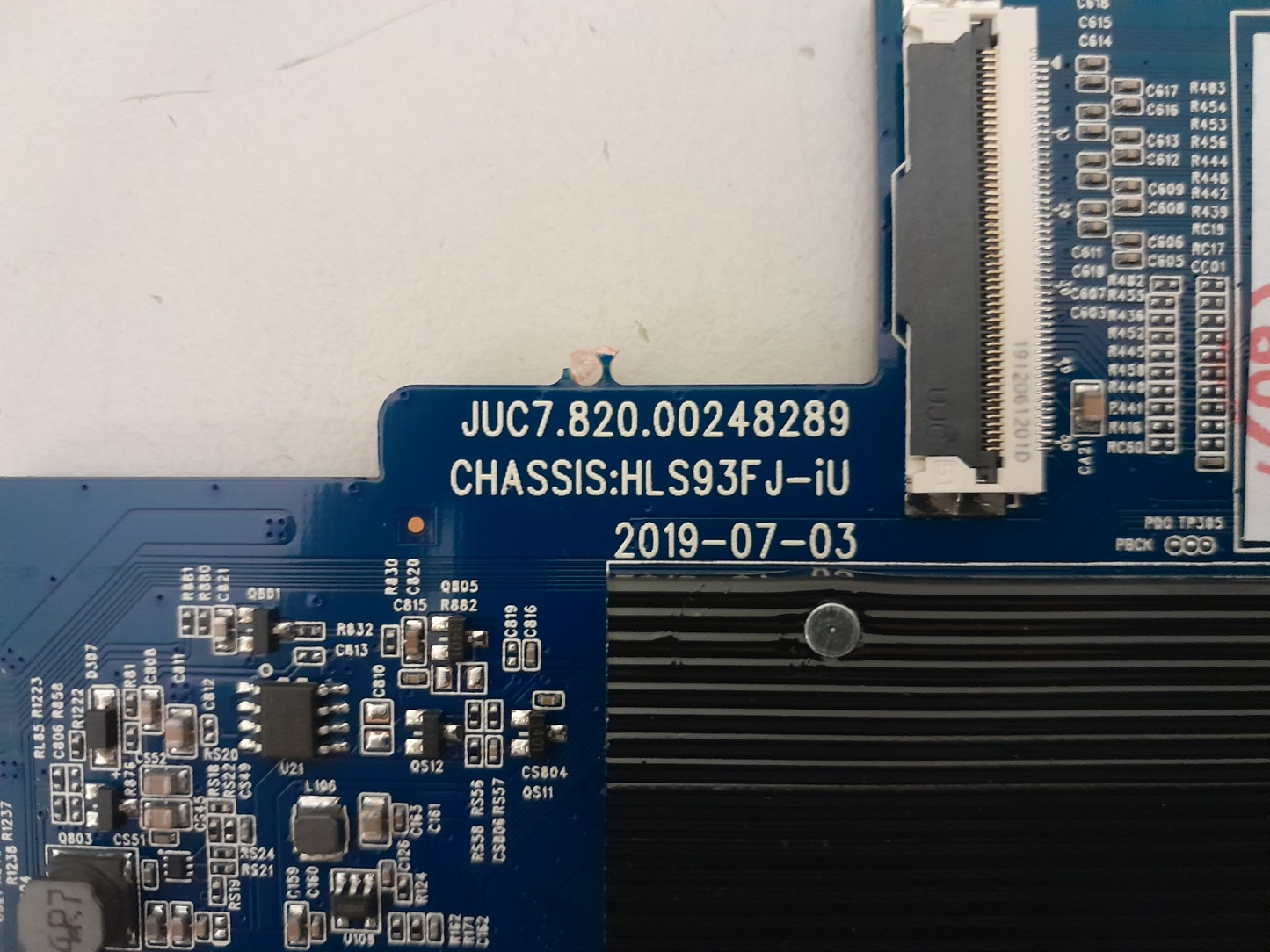 GENUINE CHIQ U43H10 MAIN BOARD HLS93FJ-IU JUC7.820.00248289
