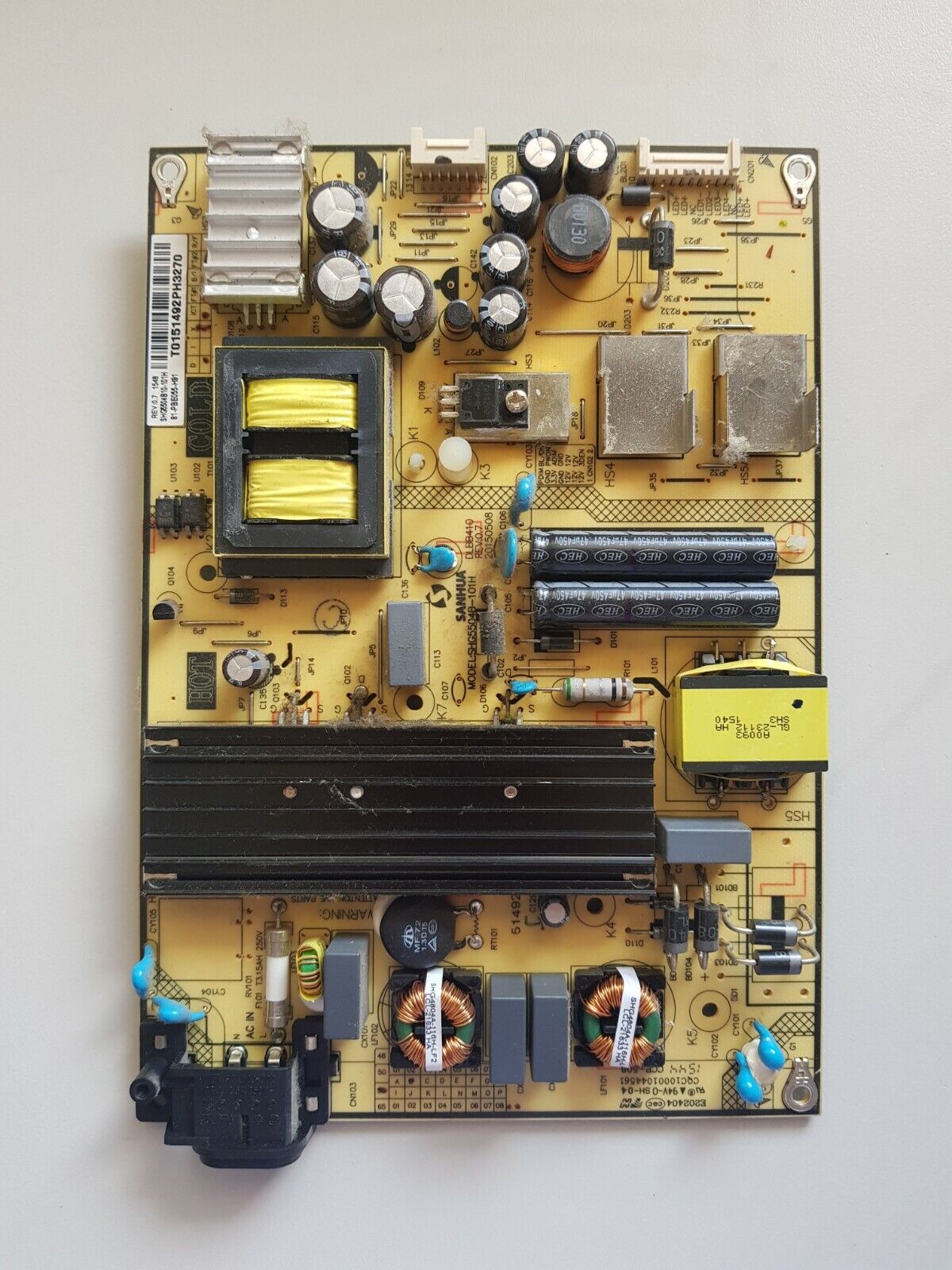 GENUINE TCL L48E3800FS L50E3800FS POWER SUPPLY BOARD SHG5504B-101H