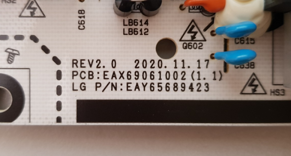 GENUINE LG OLED 65CX 65C1 POWER SUPPLY BOARD EAY65689423 (BRAND NEW)