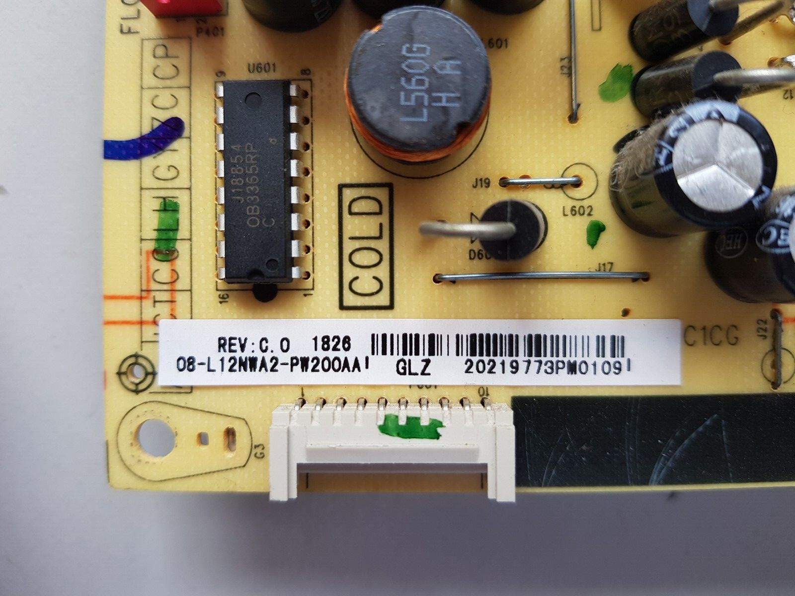 GENUINE TCL 50P8M 55P4US POWER SUPPLY BOARD 40-L12NH4-PWD1DG 08-L12NWA2-PW200AC