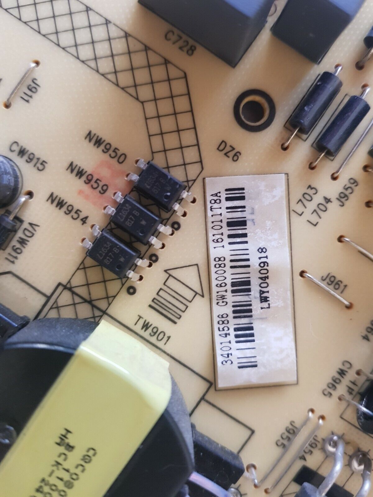 GENUINE KOGAN KALED49SUHDZA POWER SUPPLY BOARD 34014586 35021503