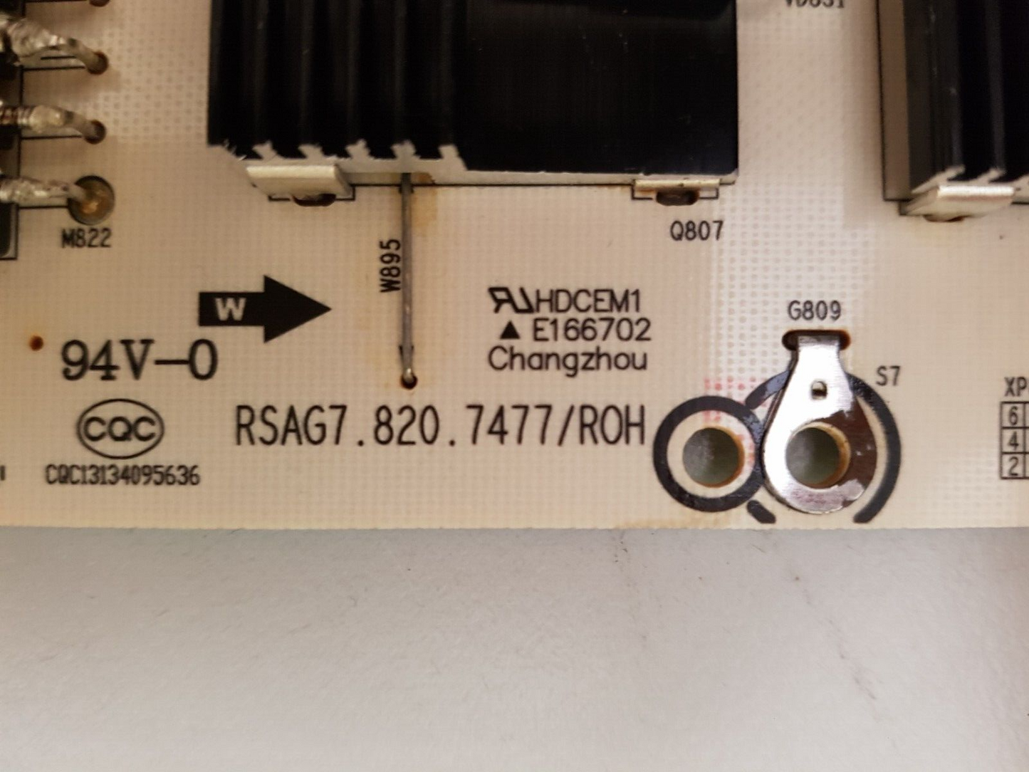 GENUINE HISENSE 65N8 POWER SUPPLY BOARD HLL-5070WA RSAG7.820.7477 209716