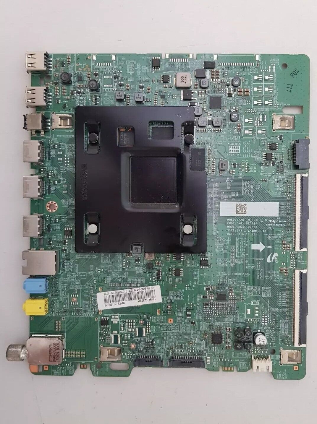GENUINE SAMSUNG UA55MU6103 (VER BA01) MAIN BOARD BN94-12572P BN41-02568A