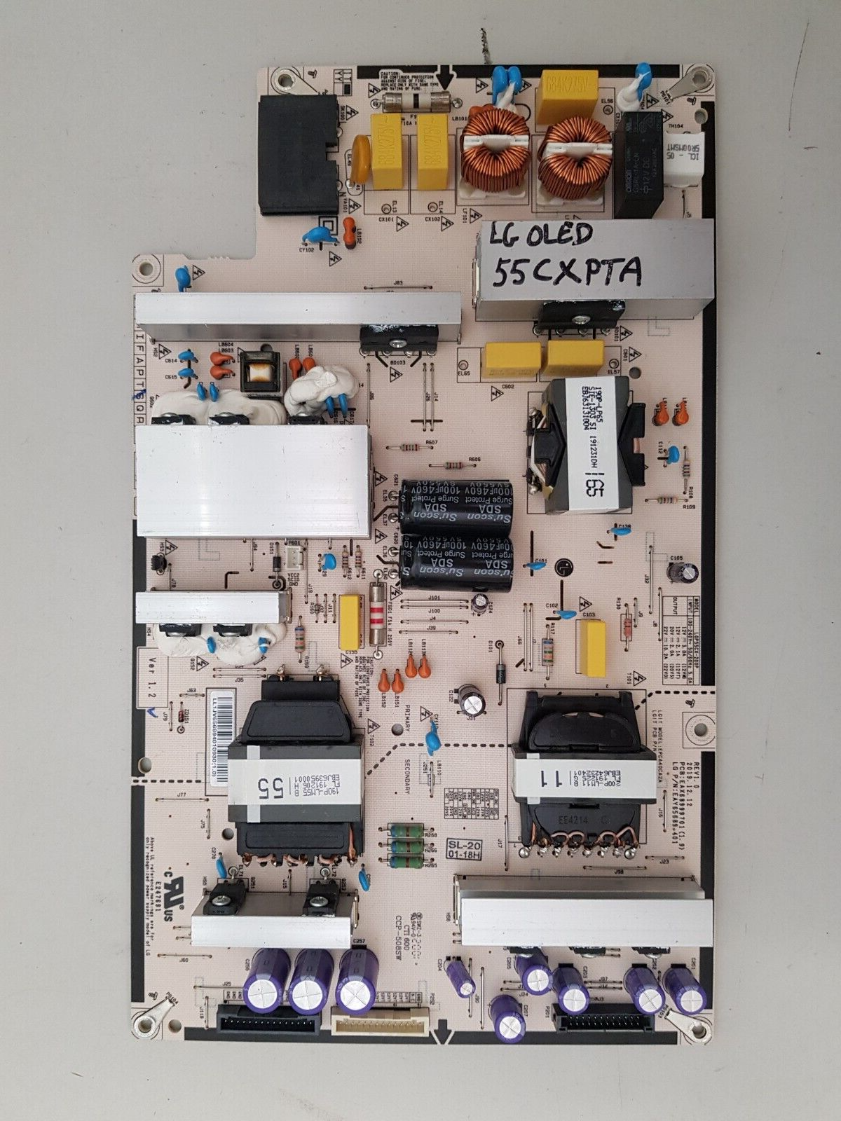 GENUINE LG OLED 55CXPTA POWER SUPPLY BOARD EAY65689401 EAX68999701 1.9