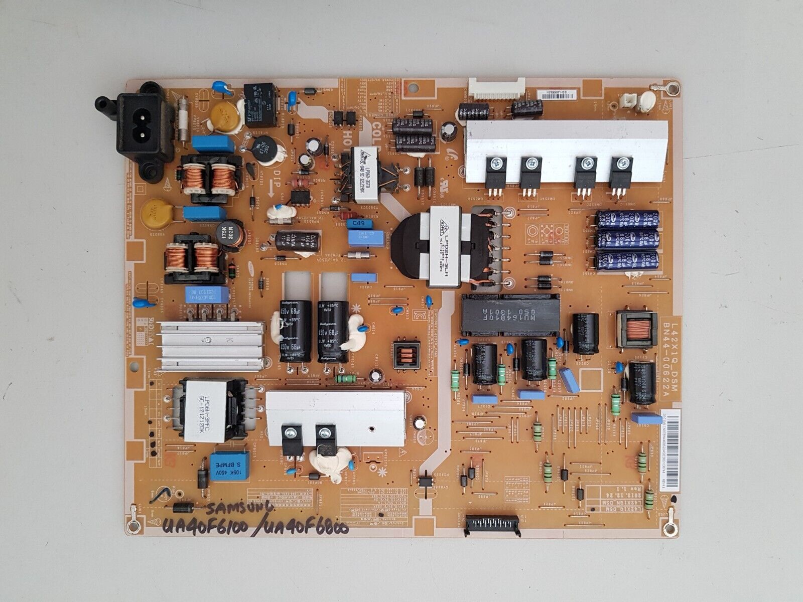 GENUINE SAMSUNG UA40F6100 UA40F6800 POWER SUPPLY BOARD BN44-00622A L42X1Q_DSM