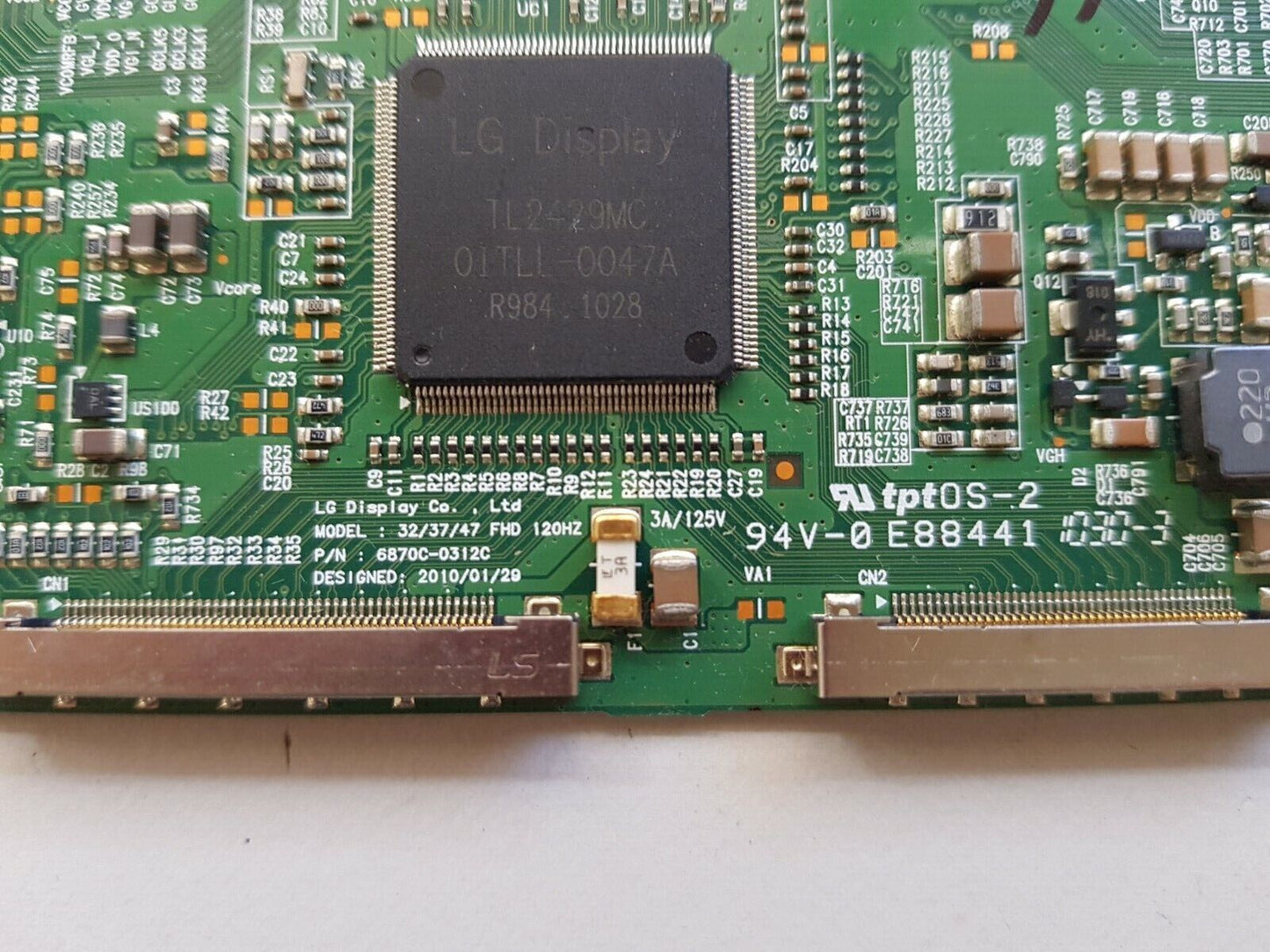 GENUINE SONIQ E32ZB10 T-CON BOARD 6870C 0312C 6871L-2250A