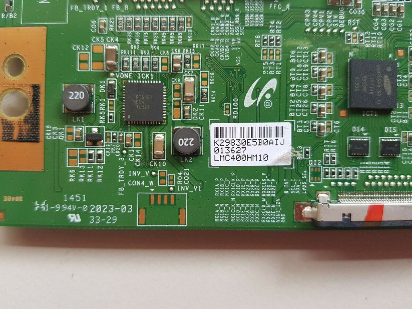 GENUINE TEAC LEV40A1FHD T-CON BOARD 14Y_EF11_TA2C2LV0.1