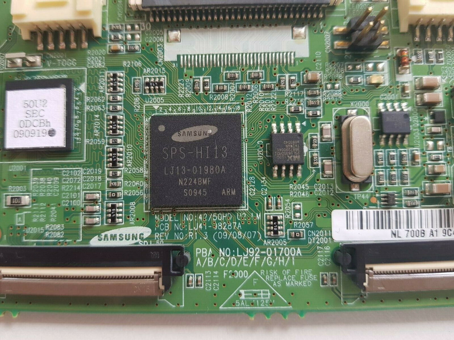 GENUINE SAMSUNG PS42B430 LOGIC MAIN BOARD LJ41-08287A LJ92-01700A BN96-12172A