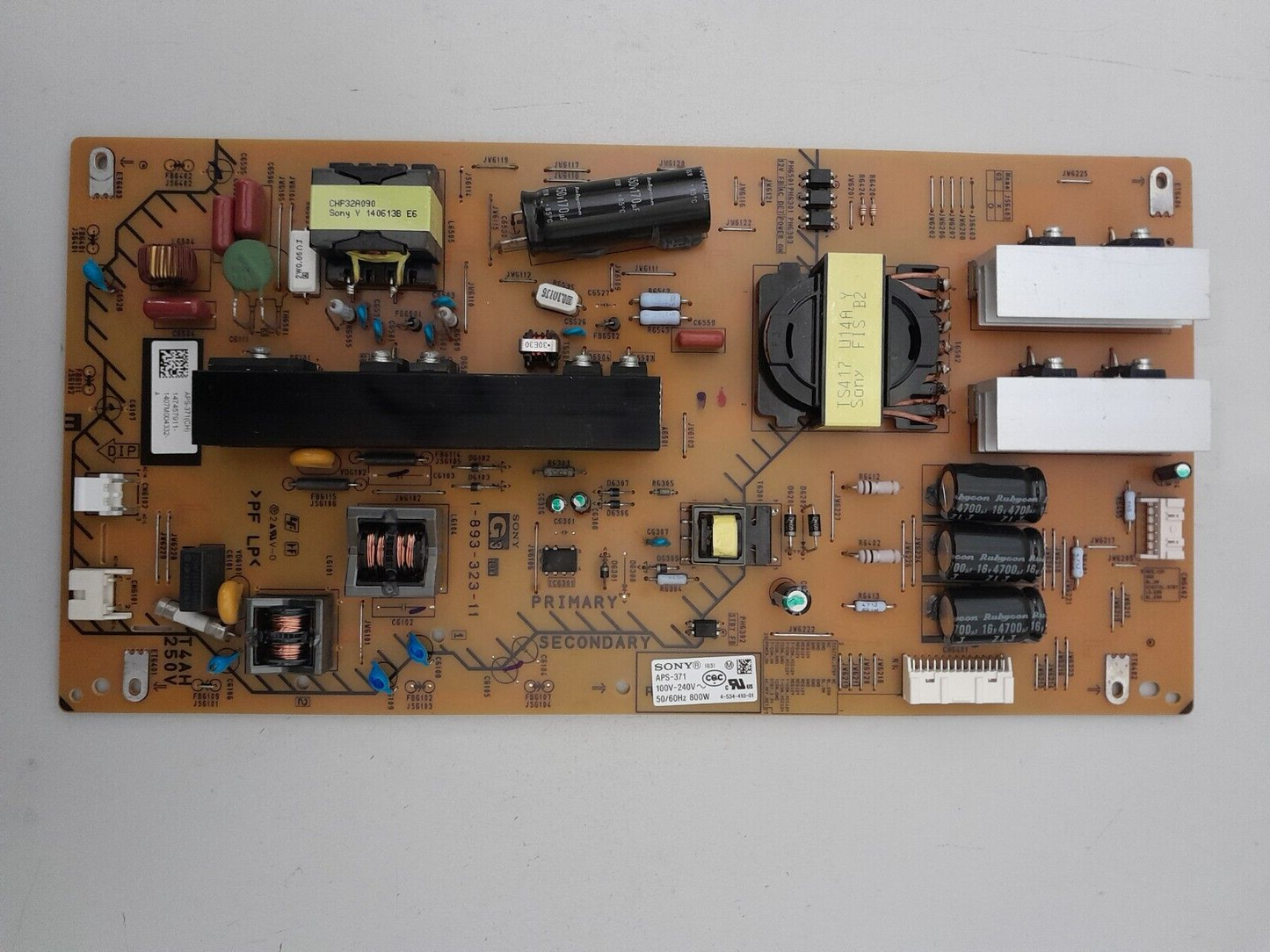 GENUINE SONY KDL-  79X9000B POWER SUPPLY BOARD  APS-371 G3 1-893-323-11