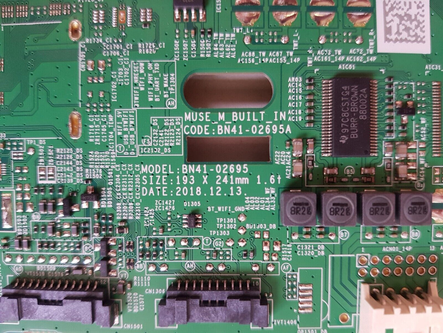 GENUINE SAMSUNG QA75Q60RAW (VER FA01) MAIN BOARD BN94-14119E BN41-02695A