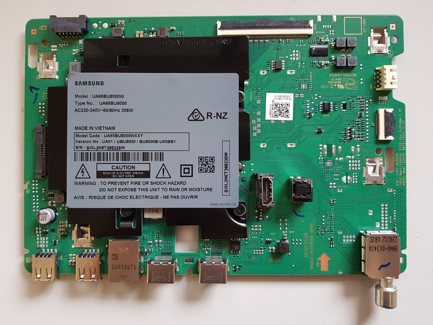 GENUINE SAMSUNG UA65BU8000WXXY (VER UA01) MAIN BOARD BN41-02990A