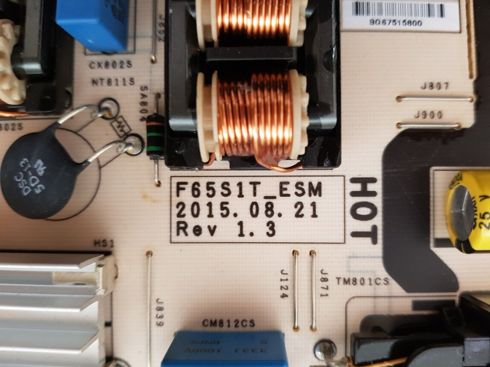 GENUINE SAMSUNG LH65EDEPLGC/XY DISLAY MONITOR POWER SUPPLY BOARD BN44-00737A