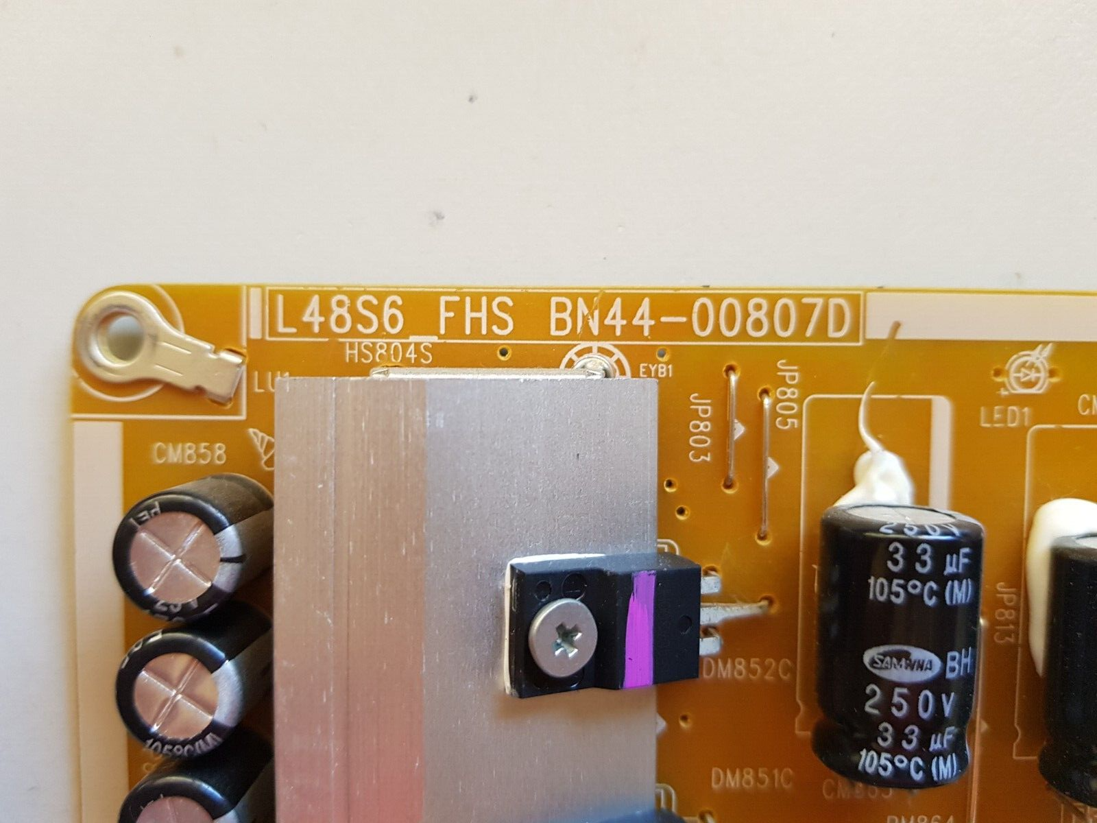 GENUINE SAMSUNG POWER SUPPLY BOARD BN44-00807D