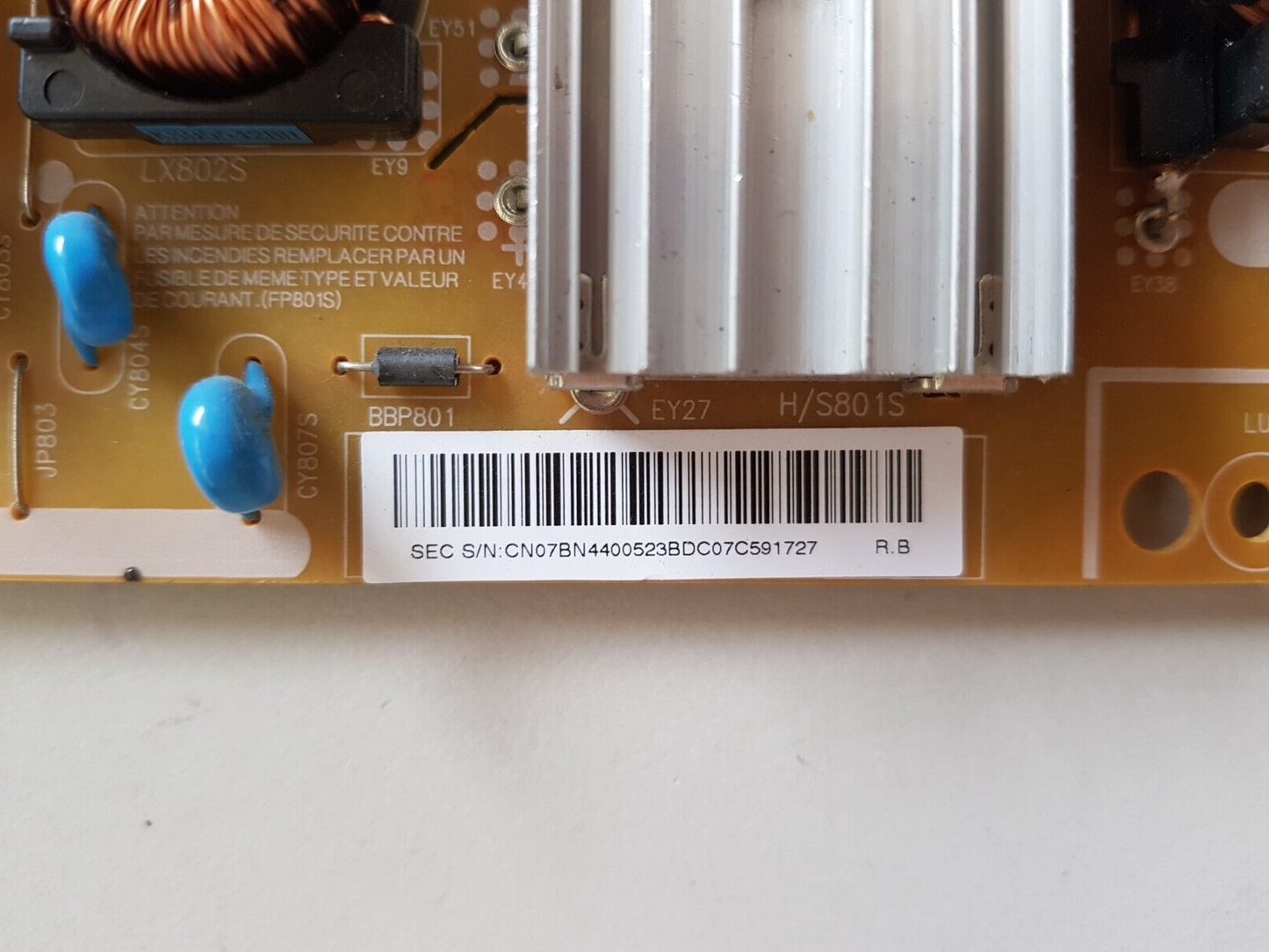 GENUINE SAMSUNG UA55ES7100 / 8000 POWER SUPPLY BOARD BN44-00523B PD55B2Q_CDY