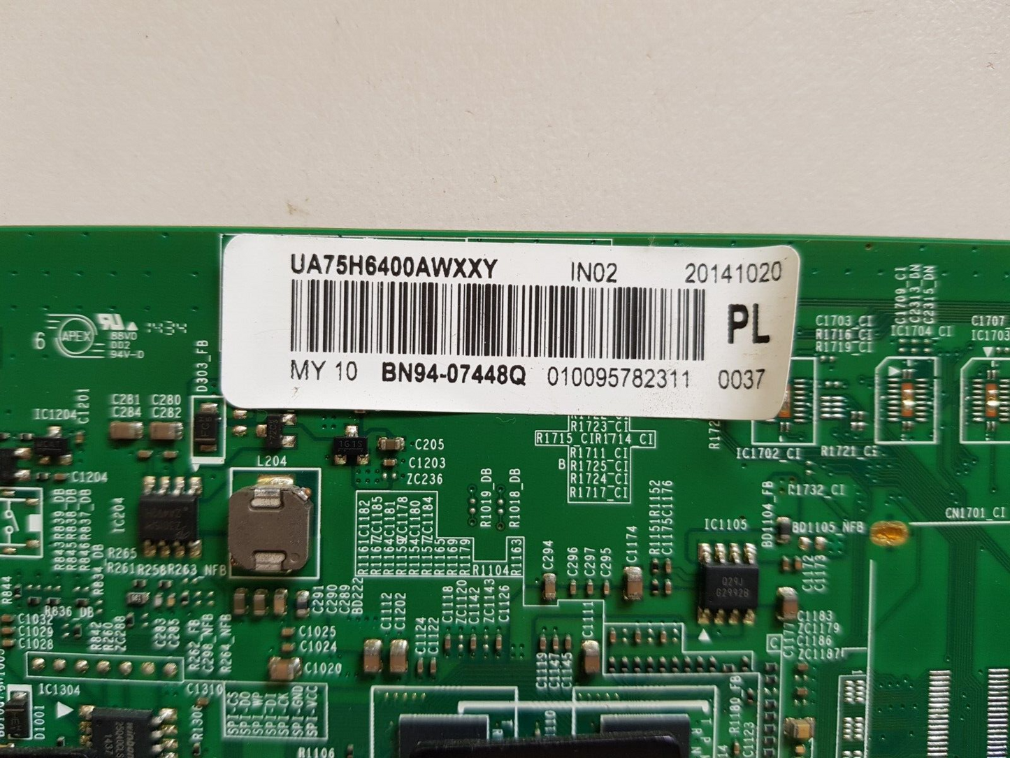 GENUINE SAMSUNG UA75H6400AWXXY VER TH01 MAIN BOARD BN94-07448Q BN41-02156A