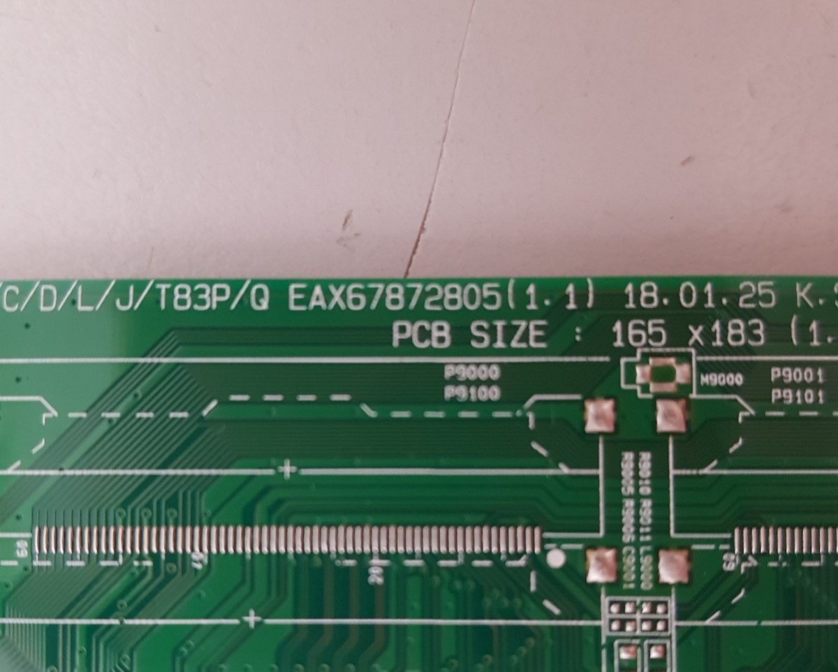 GENUINE LG 75UK6500 PTB MAIN BOARD 64746601 65206301 EAX67872805 1.1