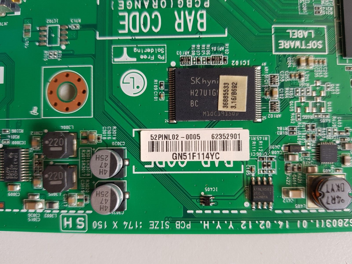 GENUINE LG 42LY340C MAIN BOARD 62352901 EAX65662803 (1.0)