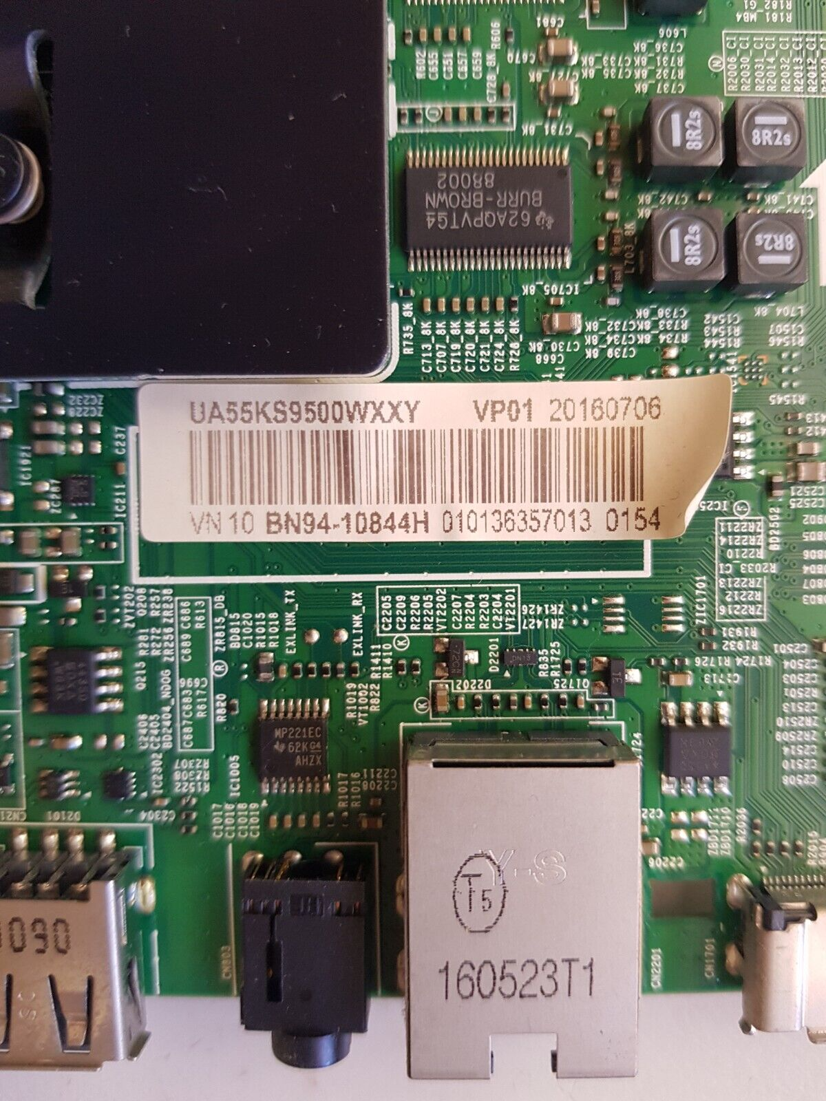 GENUINE SAMSUNG UA55KS9500WXXY VER AA01 MAIN BOARD BN94-10844H BN41-02504A