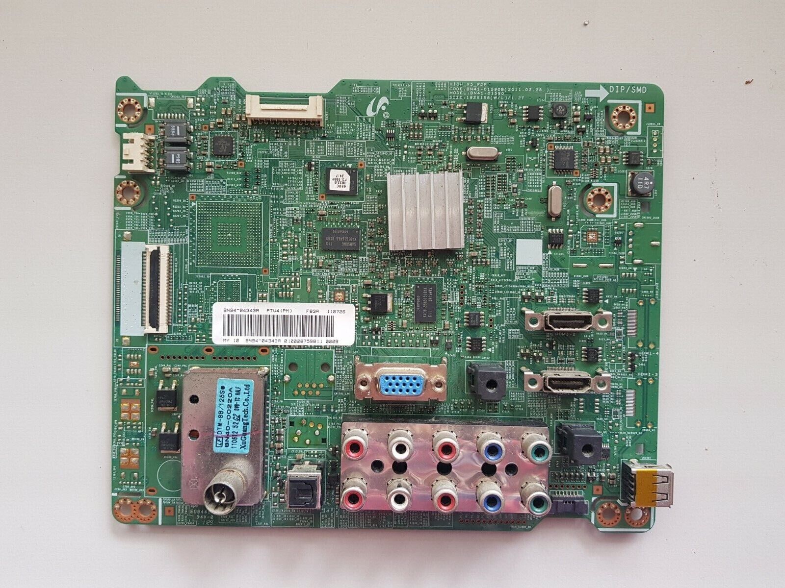 GENUINE SAMSUNG PS51D450 MAIN BOARD BN94-04343A BN41-01590B