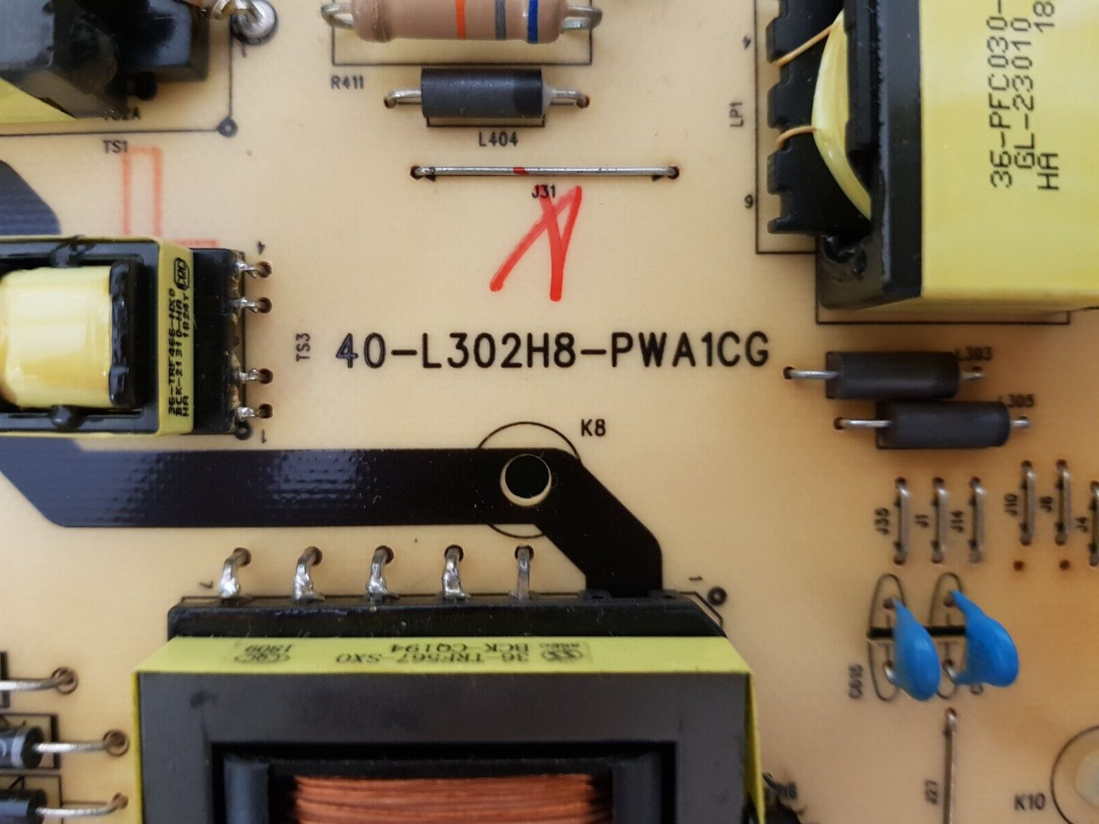 GENUINE TCL 75C4US POWER SUPPLY BOARD 40-L302H8-PWA1CG 08-L302W58-PW200AA