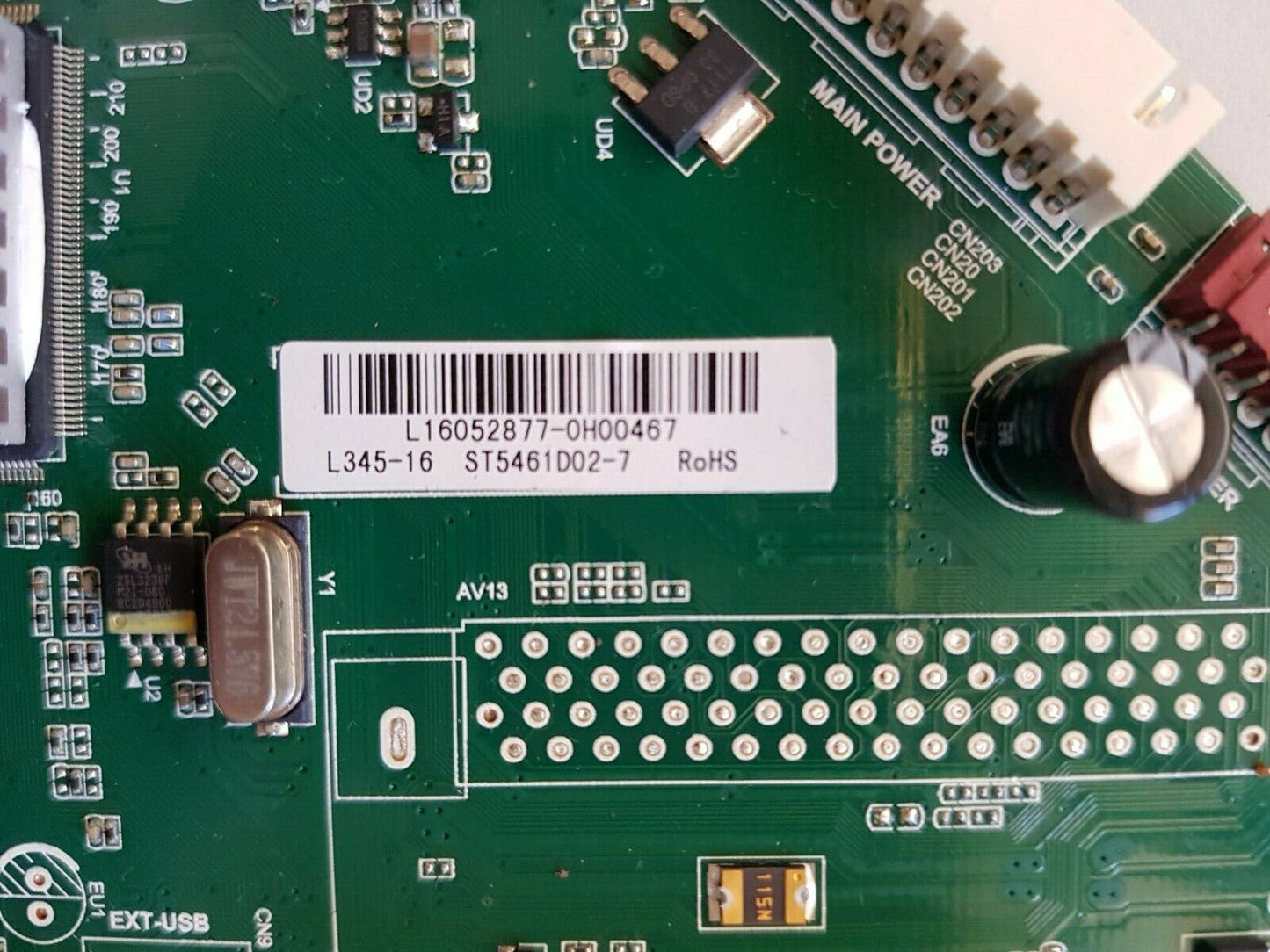 GENUINE JVC LT-55N575A MAIN BOARD T.S506.81 L16052877 ST5461D02-7