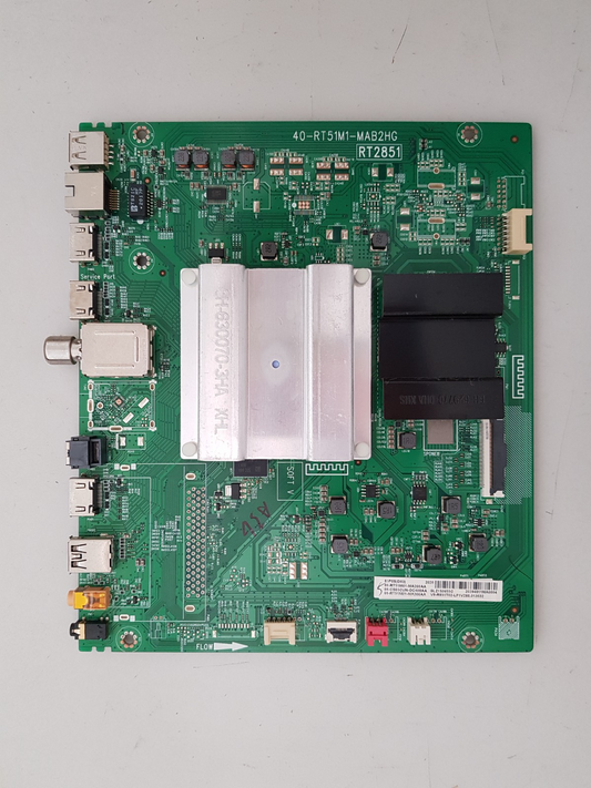 GENUINE TCL 65P8S MAIN BOARD 40-RT51M1-MAB2HG RT2851 V8-R851T02-LF1V288