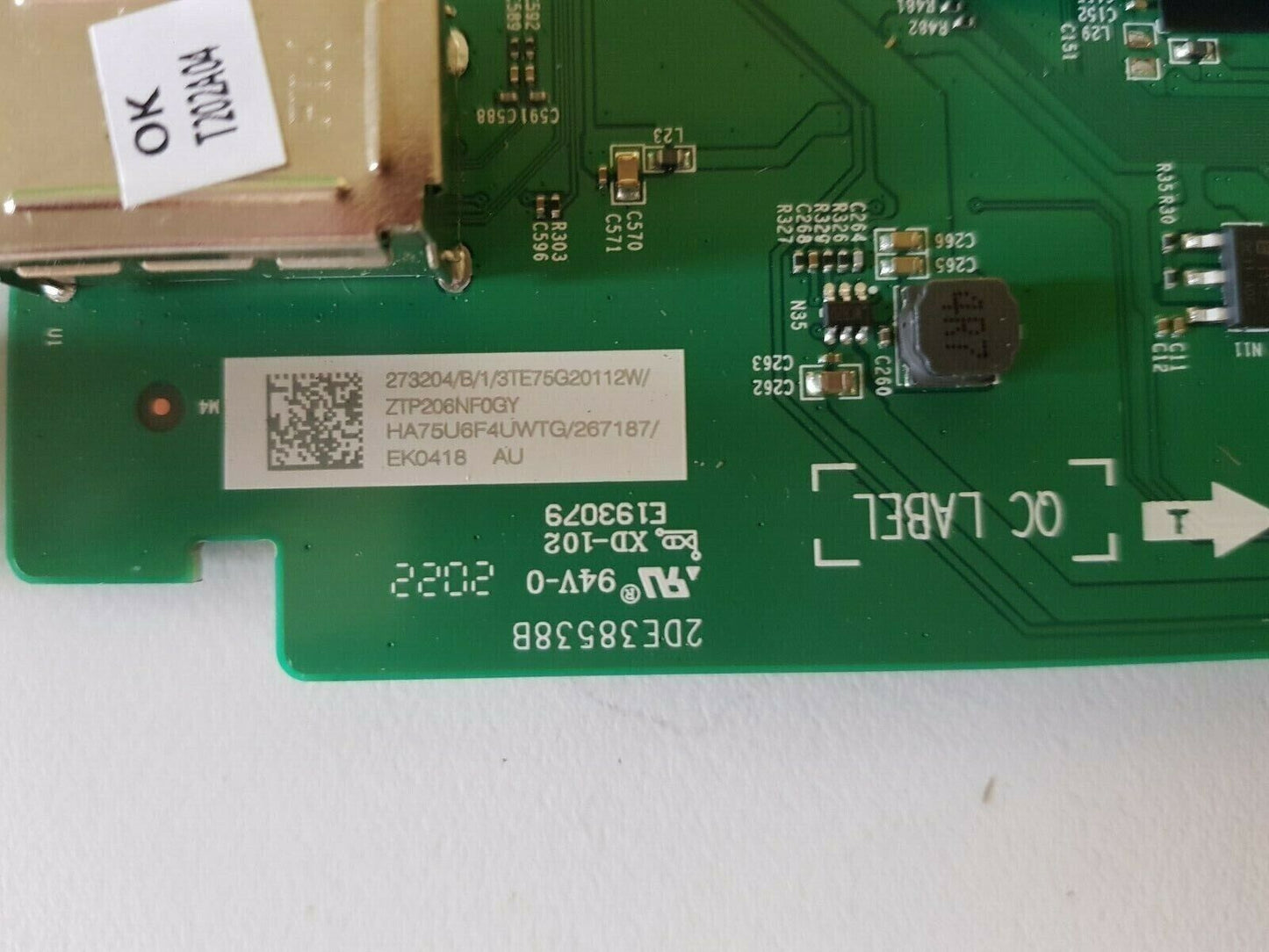 GENUINE HISENSE 65Q8 - 75Q8 MAIN BOARD RSAG7.820.9691 HA65U6F2UWTG/HA75U6F4UWTG