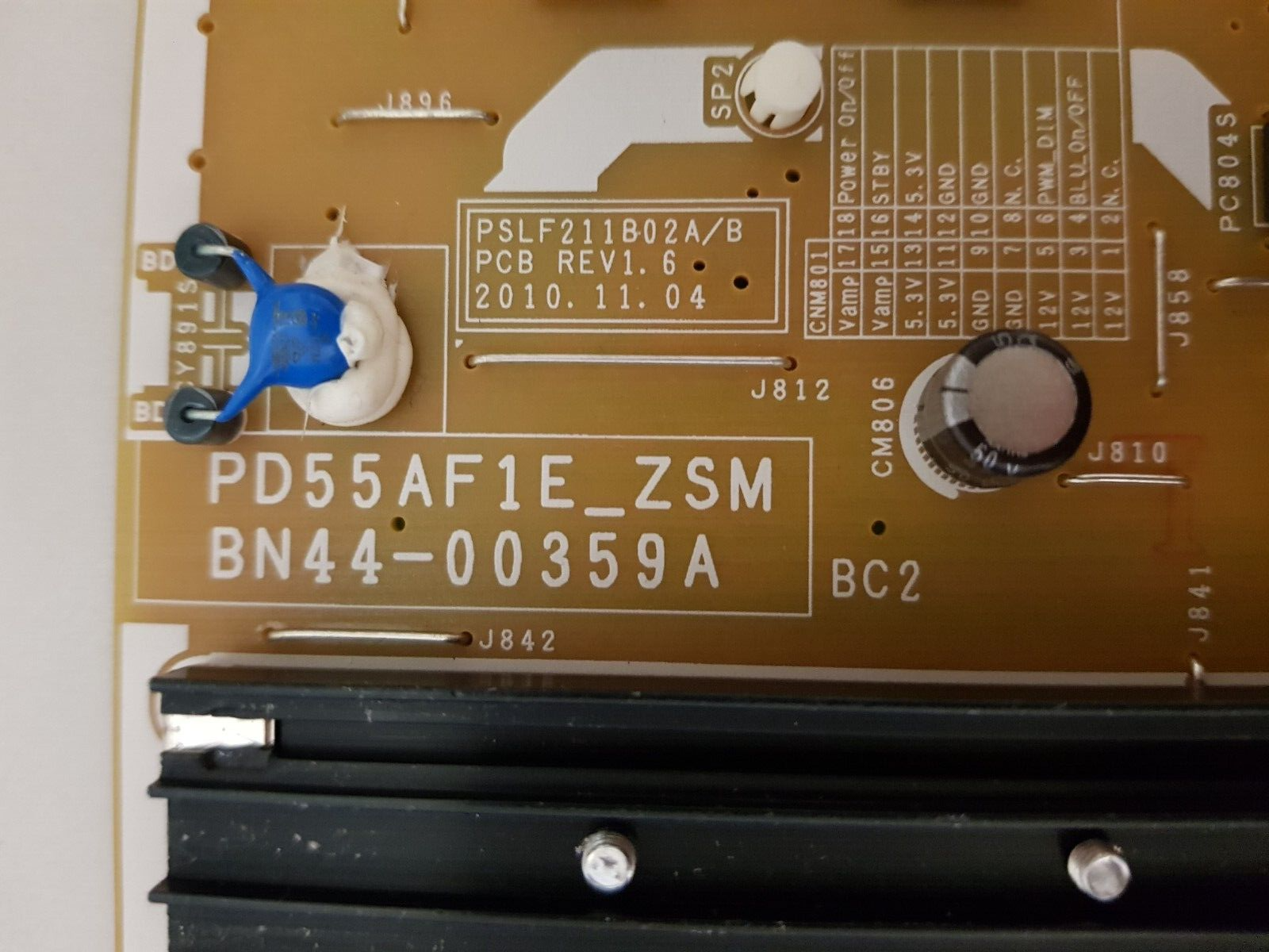 GENUINE SAMSUNG UA55C6900 POWER SUPPLY BOARD BN44-00359A