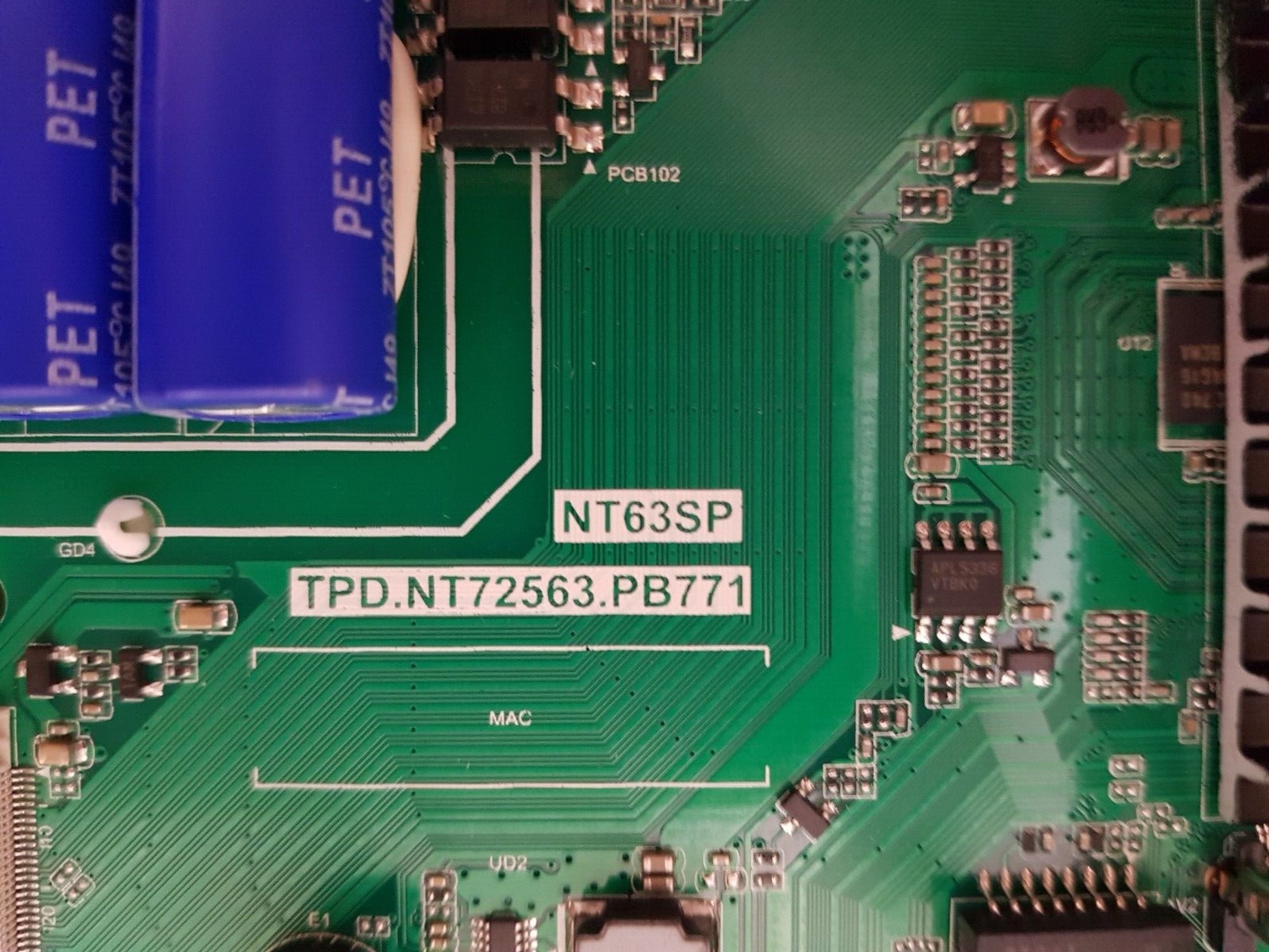 GENUINE TCL 40S6000FS MAIN BOARD TPD.NT72563.PB771 NT63SP V8-N563T01
